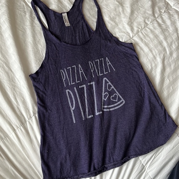 American Apparel Purple Tank, worn once - Picture 3 of 7